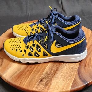 Nike Yellow and Navy Sneakers